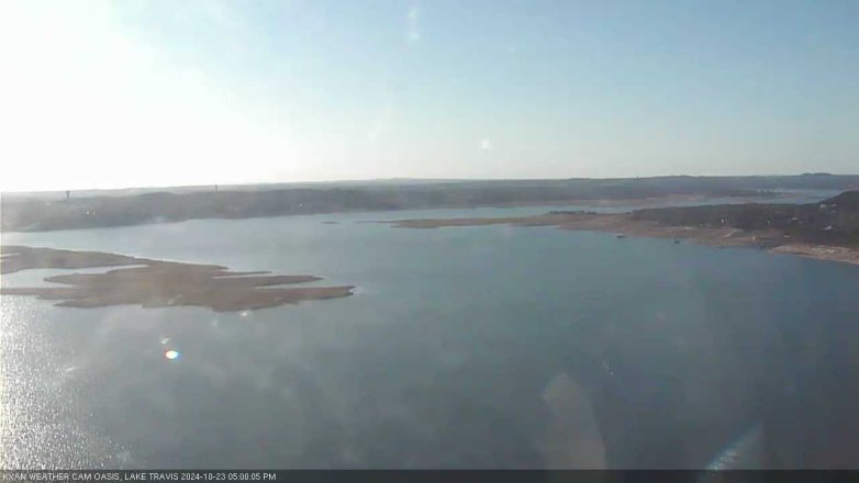 Lake Travis webcam, October 23, 2024 5:00 PM CT