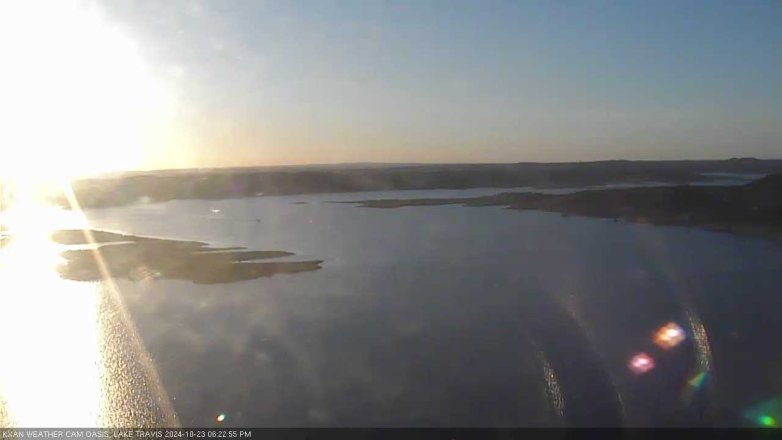 Lake Travis webcam, October 23, 2024 6:25 PM CT