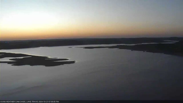 Lake Travis webcam, October 23, 2024 7:00 PM CT