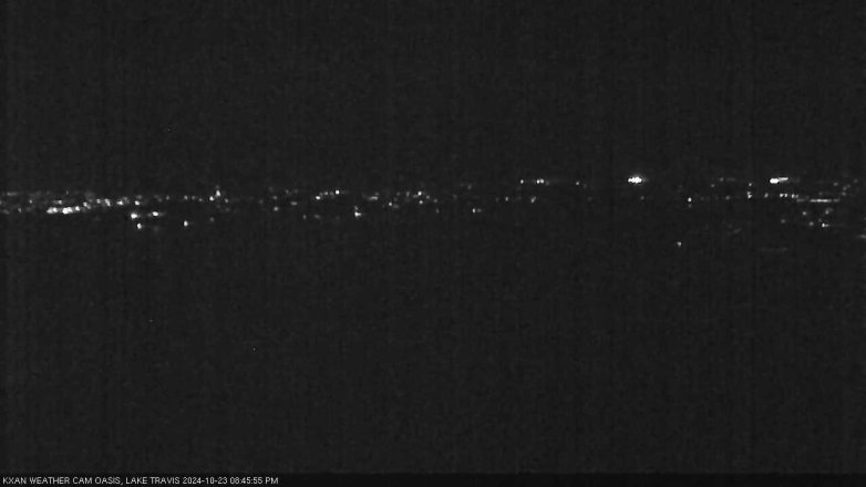Lake Travis webcam, October 23, 2024 8:45 PM CT