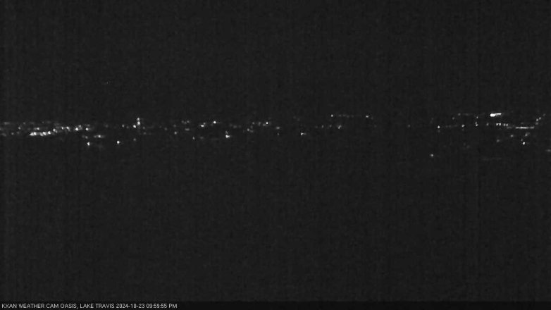 Lake Travis webcam, October 23, 2024 10:00 PM CT