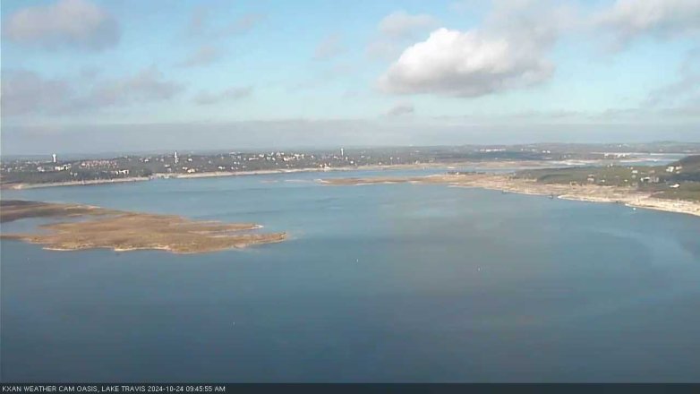 Lake Travis webcam, October 24, 2024 9:45 AM CT