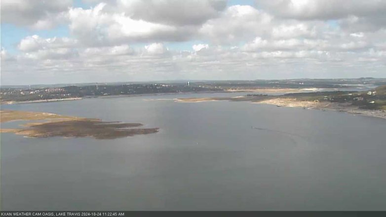 Lake Travis webcam, October 24, 2024 11:25 AM CT