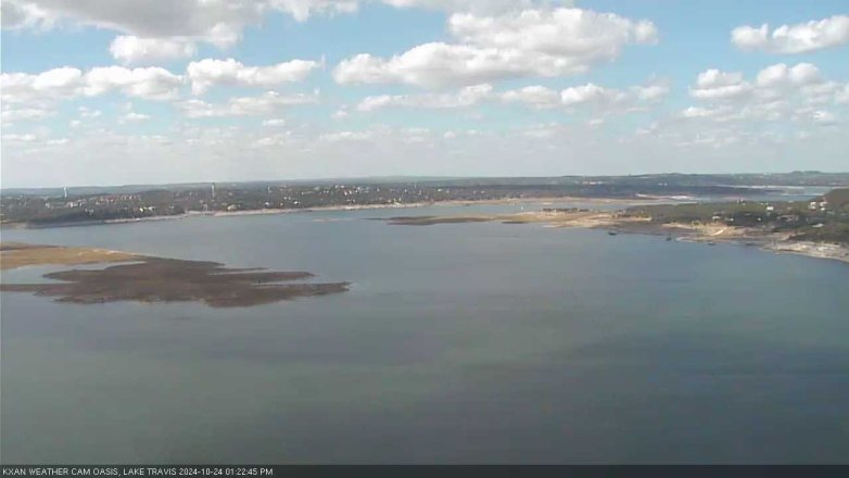 Lake Travis webcam, October 24, 2024 1:25 PM CT