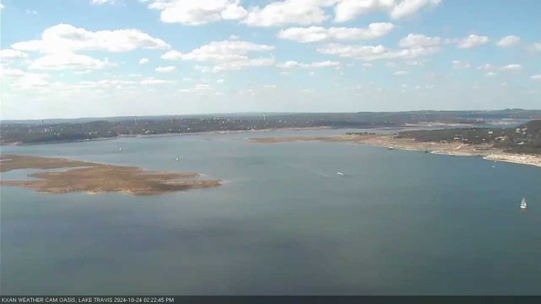 Lake Travis webcam, October 24, 2024 2:25 PM CT