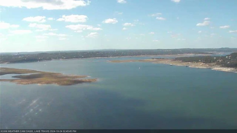 Lake Travis webcam, October 24, 2024 2:45 PM CT