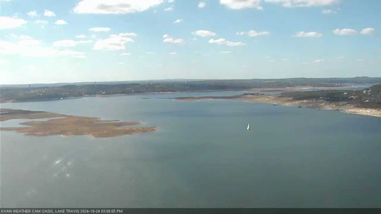 Lake Travis webcam, October 24, 2024 3:00 PM CT