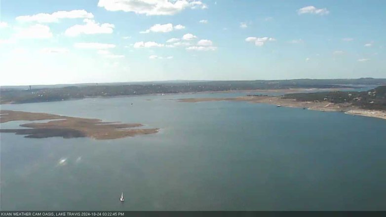 Lake Travis webcam, October 24, 2024 3:25 PM CT