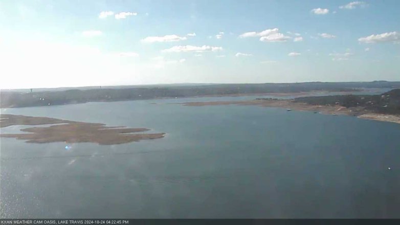 Lake Travis webcam, October 24, 2024 4:25 PM CT