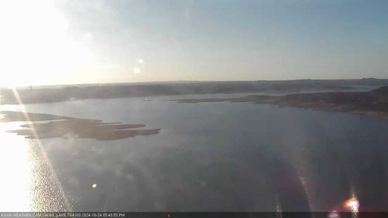 Lake Travis webcam, October 24, 2024 5:45 PM CT