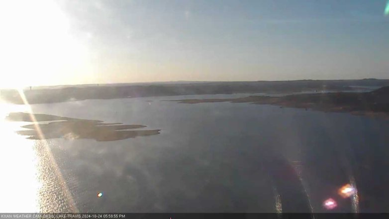 Lake Travis webcam, October 24, 2024 6:00 PM CT