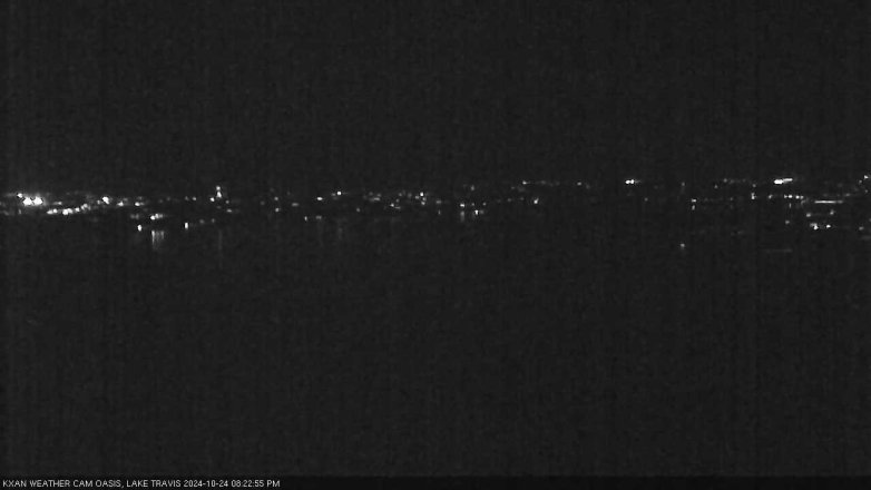 Lake Travis webcam, October 24, 2024 8:25 PM CT