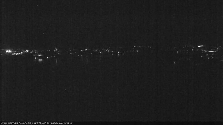 Lake Travis webcam, October 24, 2024 8:45 PM CT