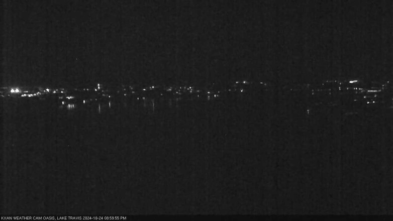 Lake Travis webcam, October 24, 2024 9:00 PM CT