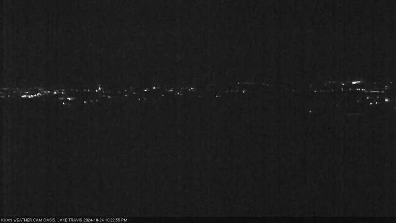 Lake Travis webcam, October 24, 2024 10:25 PM CT