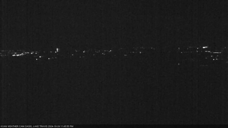 Lake Travis webcam, October 24, 2024 11:45 PM CT