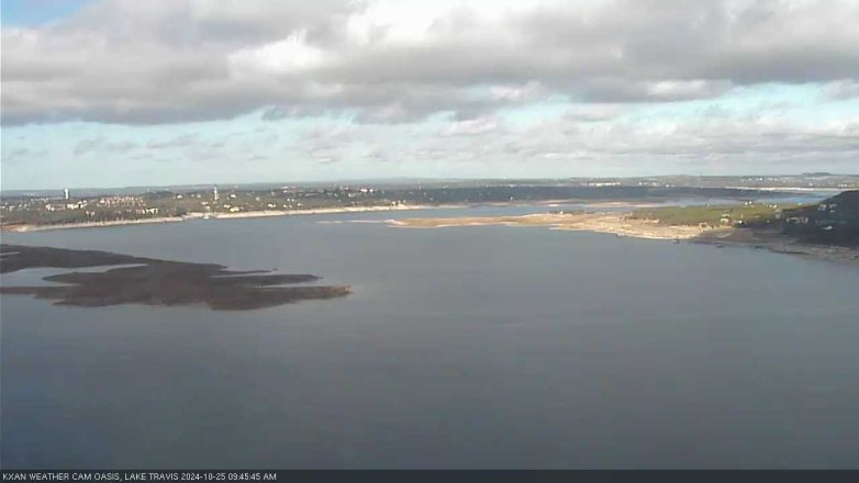 Lake Travis webcam, October 25, 2024 9:45 AM CT