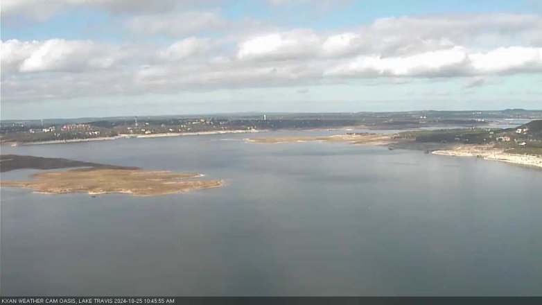 Lake Travis webcam, October 25, 2024 10:45 AM CT