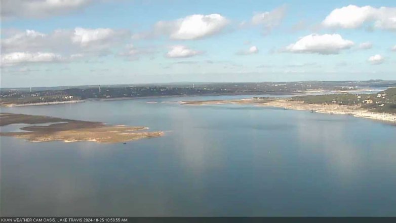Lake Travis webcam, October 25, 2024 11:00 AM CT