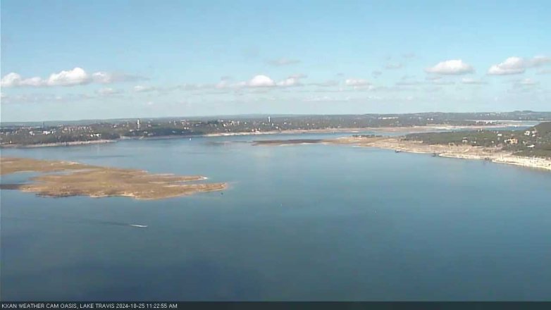 Lake Travis webcam, October 25, 2024 11:25 AM CT