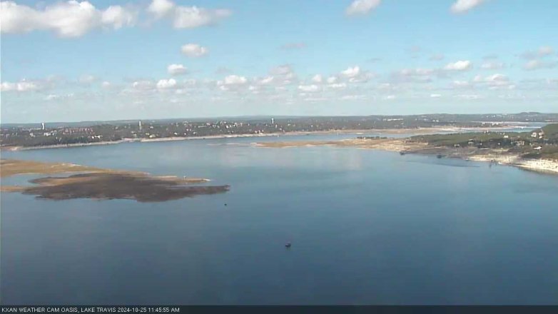 Lake Travis webcam, October 25, 2024 11:45 AM CT