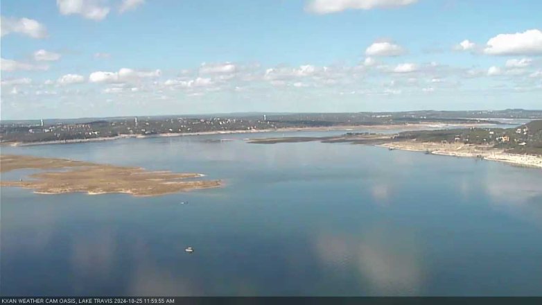 Lake Travis webcam, October 25, 2024 12:00 PM CT