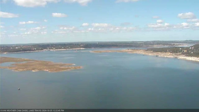 Lake Travis webcam, October 25, 2024 12:25 PM CT