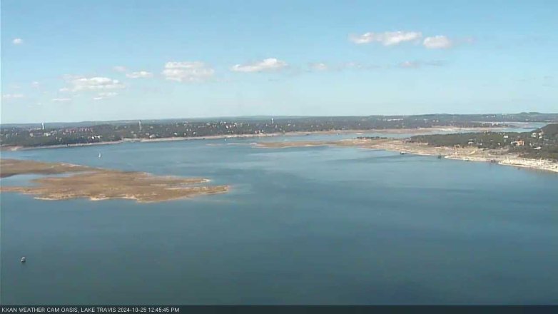 Lake Travis webcam, October 25, 2024 12:45 PM CT