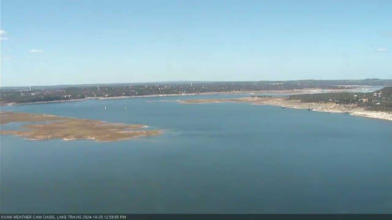 Lake Travis webcam, October 25, 2024 1:00 PM CT