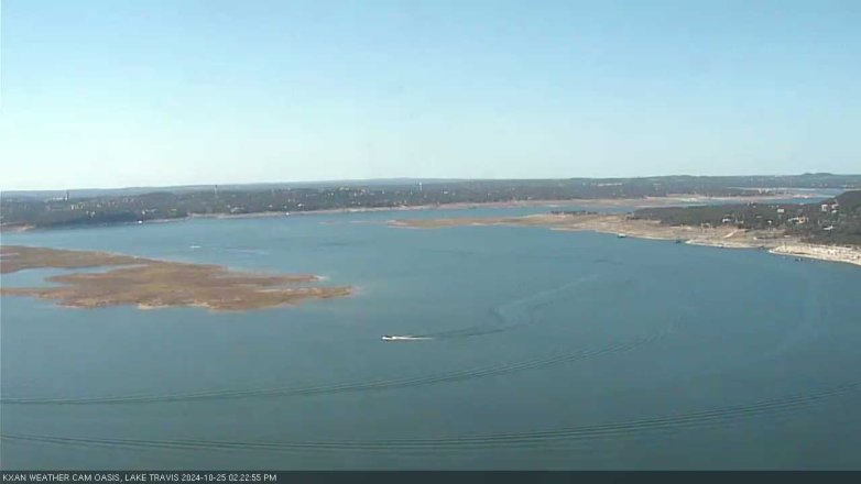 Lake Travis webcam, October 25, 2024 2:25 PM CT