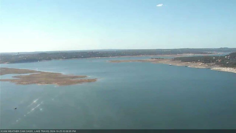 Lake Travis webcam, October 25, 2024 3:00 PM CT