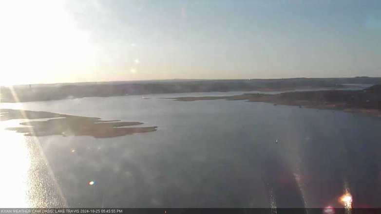 Lake Travis webcam, October 25, 2024 5:45 PM CT