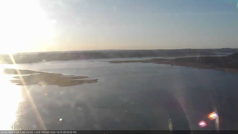 Lake Travis webcam, October 25, 2024 6:00 PM CT