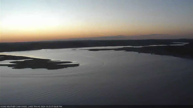 Lake Travis webcam, October 25, 2024 7:00 PM CT