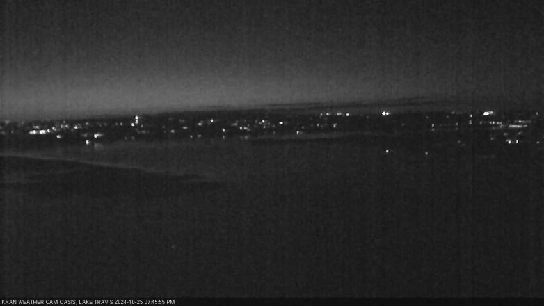 Lake Travis webcam, October 25, 2024 7:45 PM CT
