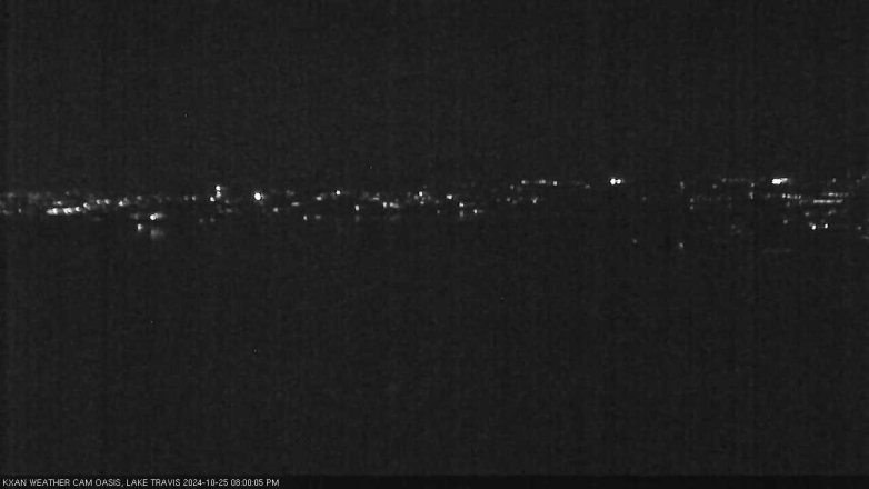 Lake Travis webcam, October 25, 2024 8:00 PM CT