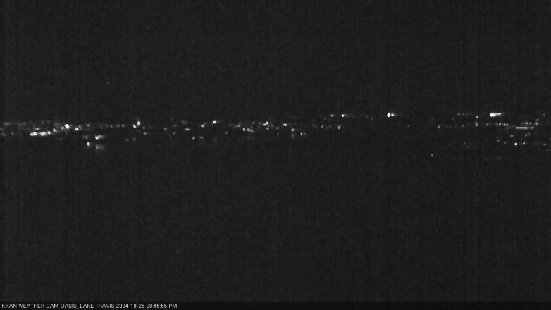 Lake Travis webcam, October 25, 2024 8:45 PM CT