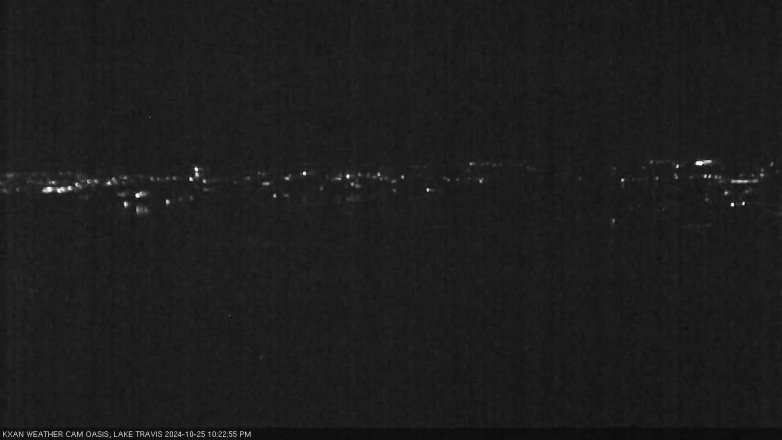 Lake Travis webcam, October 25, 2024 10:25 PM CT