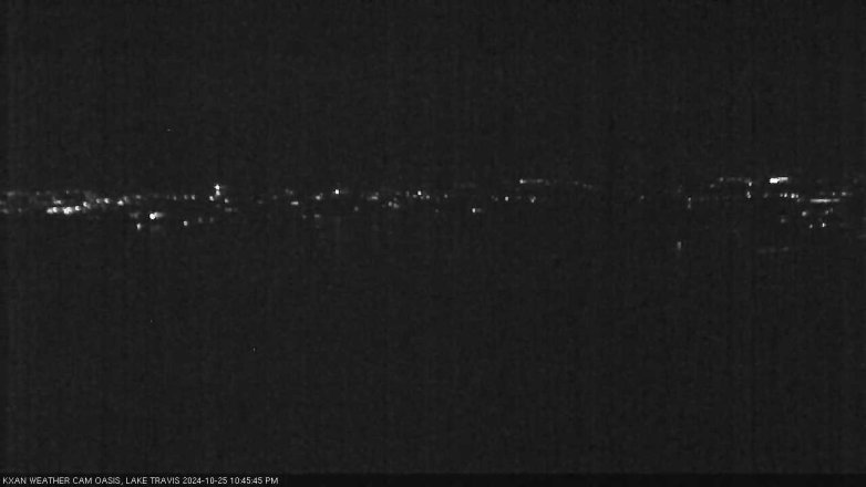 Lake Travis webcam, October 25, 2024 10:45 PM CT