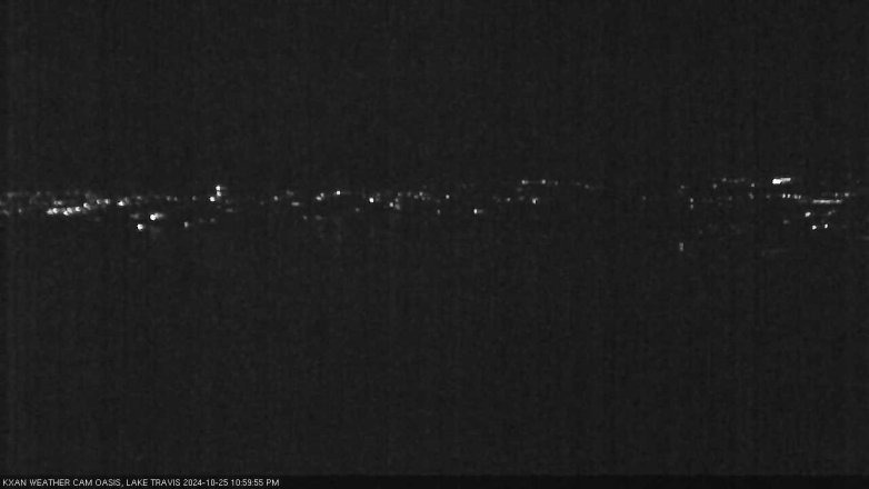 Lake Travis webcam, October 25, 2024 11:00 PM CT