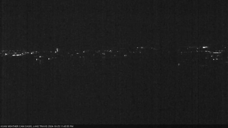 Lake Travis webcam, October 25, 2024 11:45 PM CT