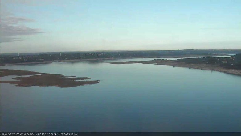 Lake Travis webcam, October 26, 2024 9:00 AM CT