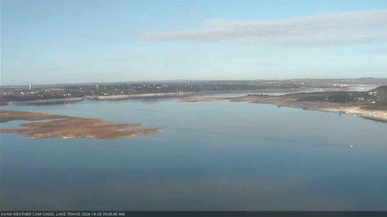 Lake Travis webcam, October 26, 2024 9:45 AM CT