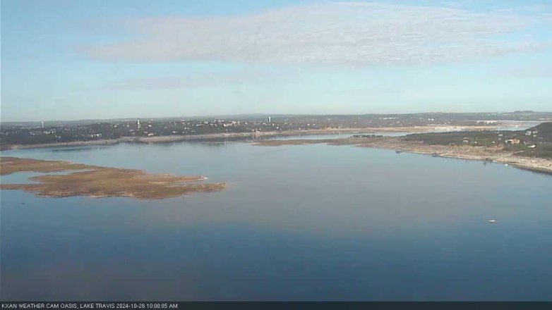 Lake Travis webcam, October 26, 2024 10:00 AM CT