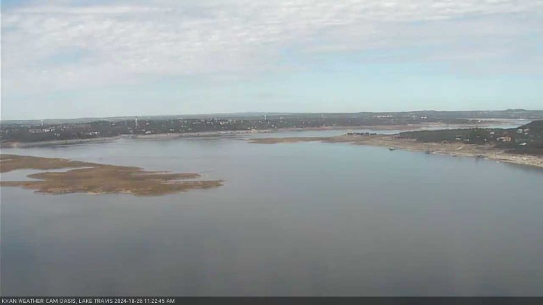 Lake Travis webcam, October 26, 2024 11:25 AM CT
