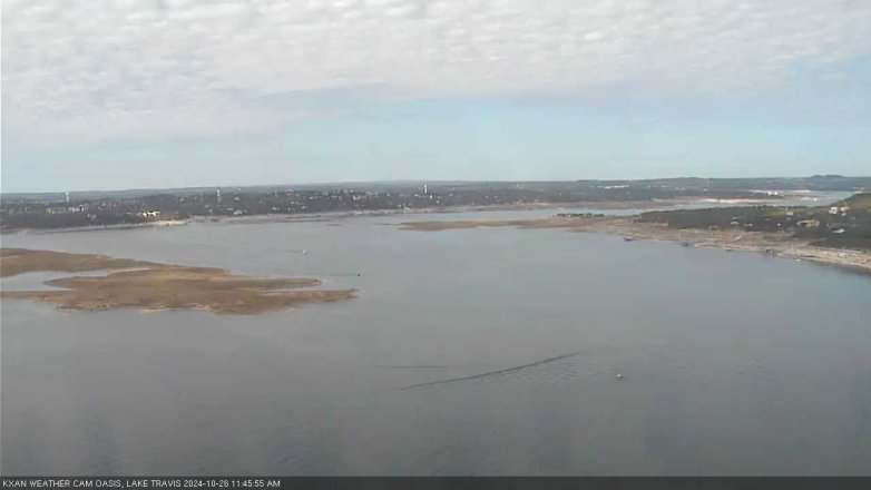 Lake Travis webcam, October 26, 2024 11:45 AM CT