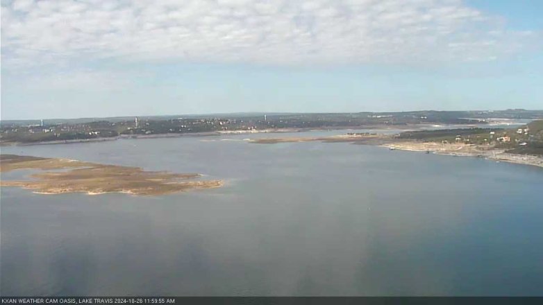Lake Travis webcam, October 26, 2024 12:00 PM CT