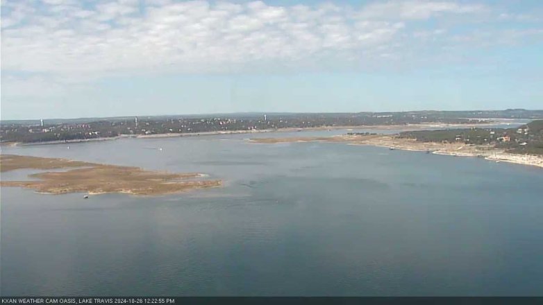 Lake Travis webcam, October 26, 2024 12:25 PM CT