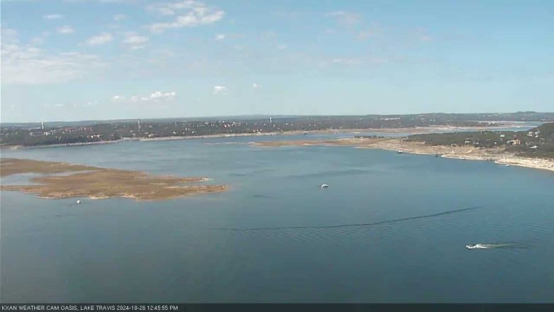 Lake Travis webcam, October 26, 2024 12:45 PM CT