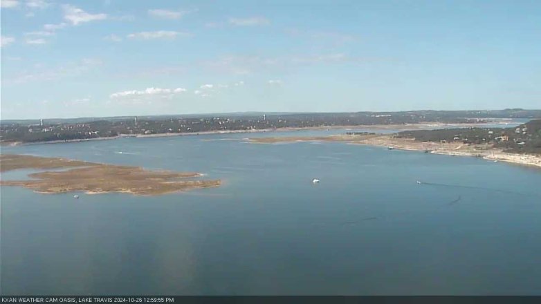 Lake Travis webcam, October 26, 2024 1:00 PM CT